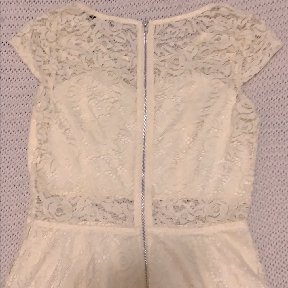 White Lace Dress - Picture 3 of 4